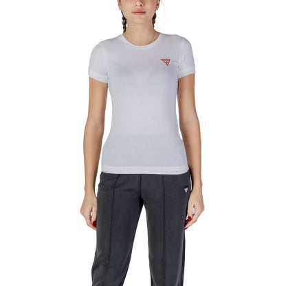 Guess White Cotton Sportswear