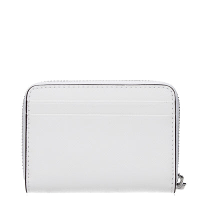 Michael Kors White Leather Cardholder