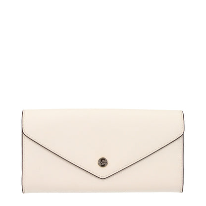 Michael Kors Beige Leather Wallet
