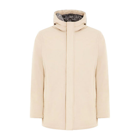 Suns White Polyester Jackets & Coat