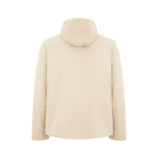 Suns White Polyester Jackets & Coat