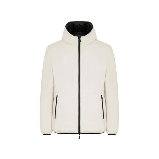 Suns White Polyester Jackets & Coat