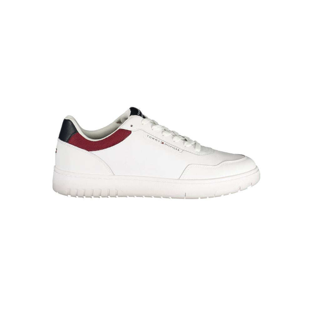 Tommy Hilfiger White Polyester Sneaker