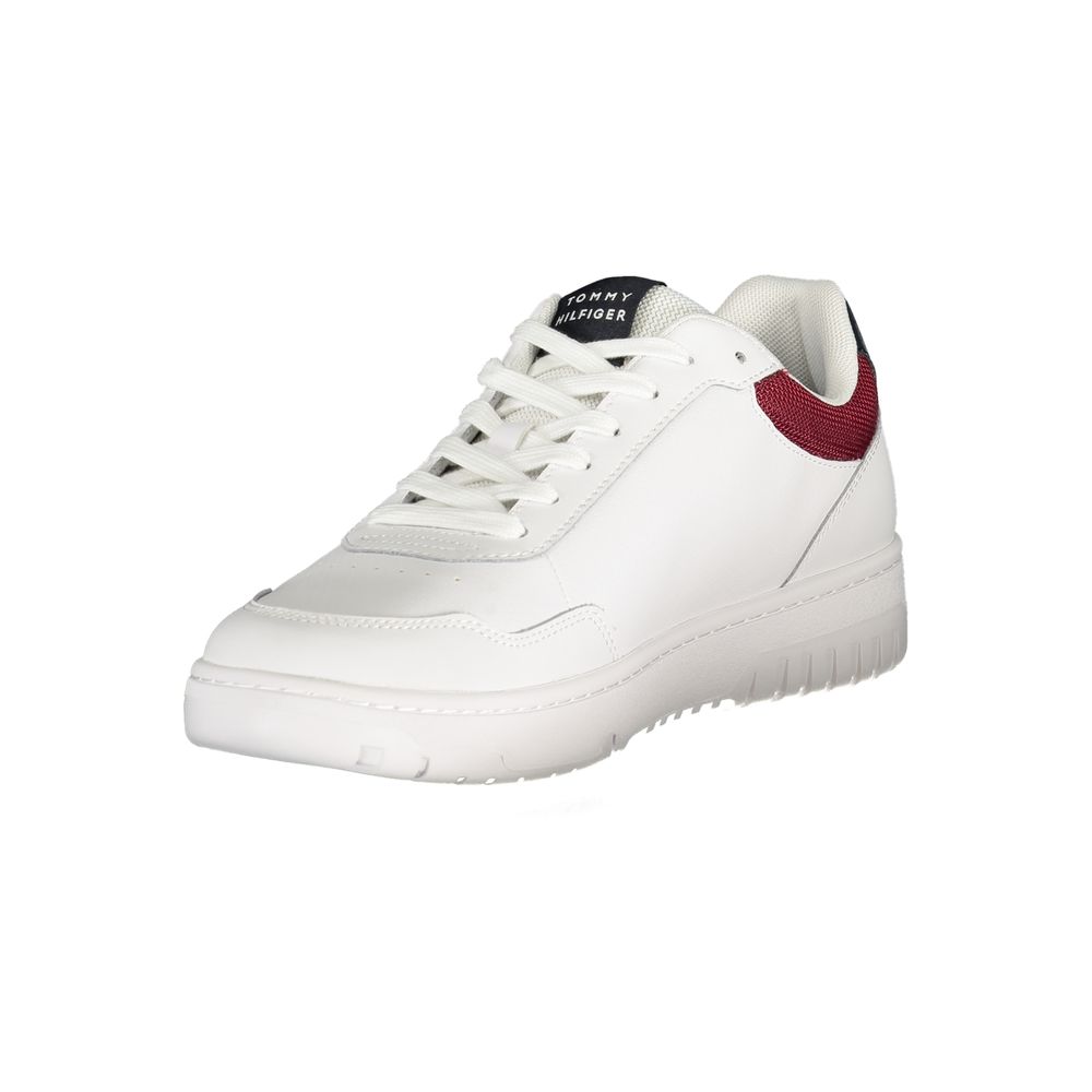 Tommy Hilfiger White Polyester Sneaker