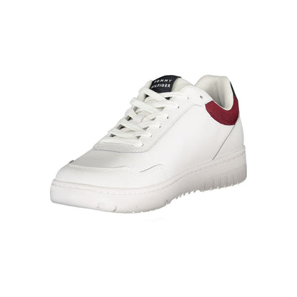 Tommy Hilfiger White Polyester Sneaker