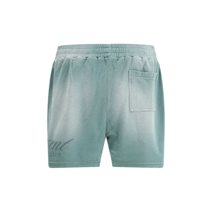 Represent Green Cotton Bermuda Shorts
