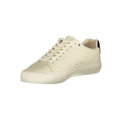 Hugo Boss White Polyester Men Sneaker