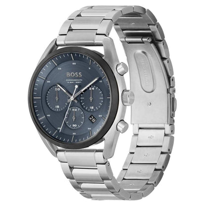 Hugo Boss Gray Stainless Steel Dress Watch