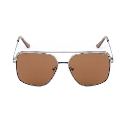 Guess Gray Metal Sunglasses