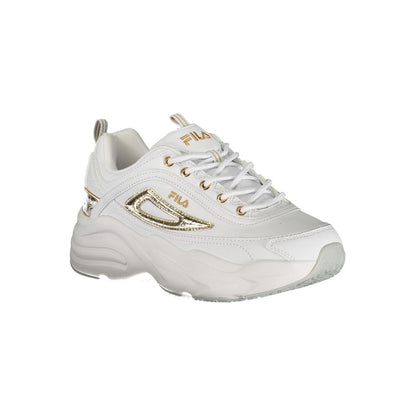 Fila White Polyester Women Sneaker
