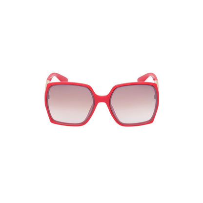 Guess Red Resin Sunglasses