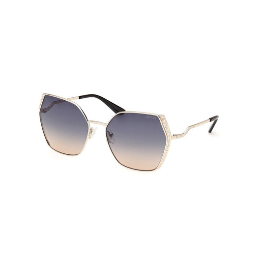 Guess Gold Metal Sunglasses