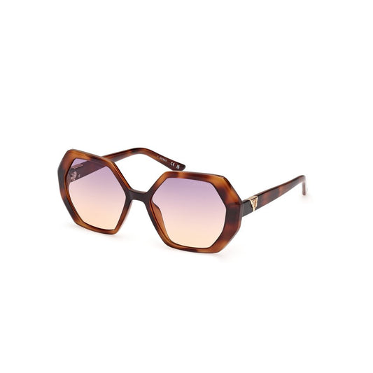 Guess Brown Resin Sunglasses
