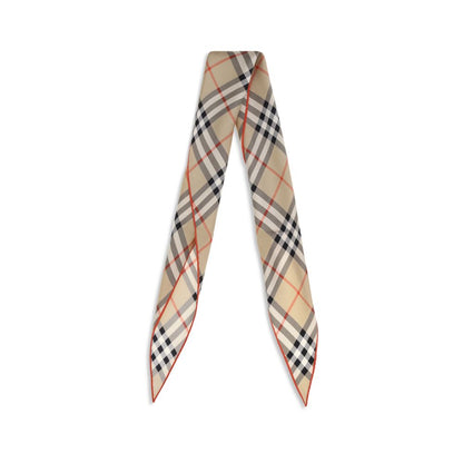 Burberry Beige Silk Scarf