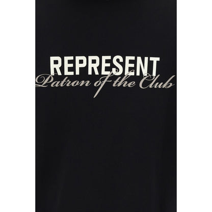 Represent Black Cotton Sweatshirt
