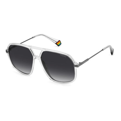 Polaroid Transparent Plastic Sunglasses