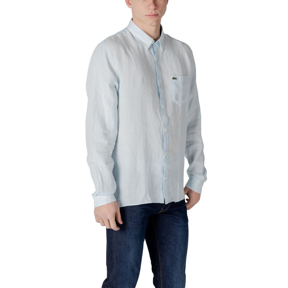 Lacoste Blue Linen Shirt