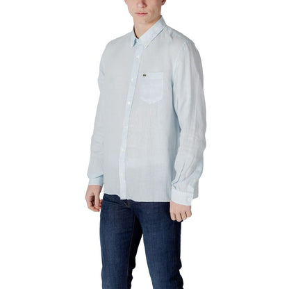 Lacoste Blue Linen Shirt