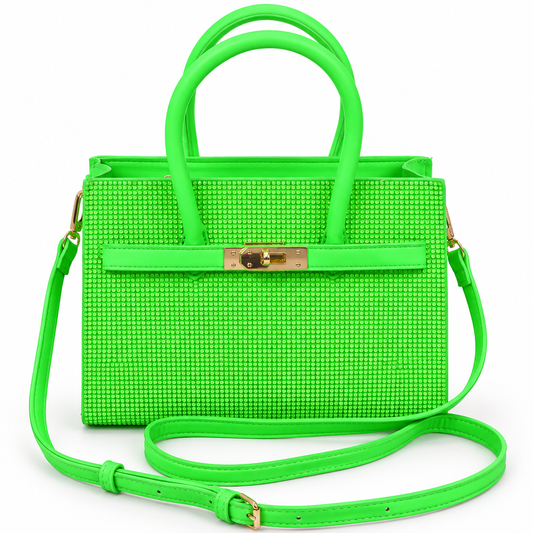 The Icon Rhinestone Handle Bag