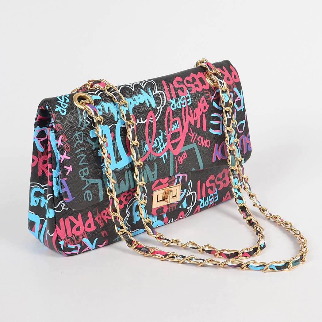 Graffiti Gradiating Clutch