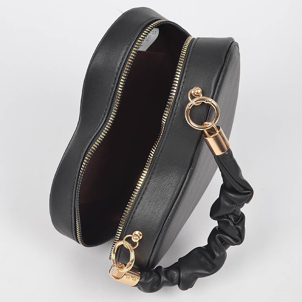 Heart Shape Top Handle Bag