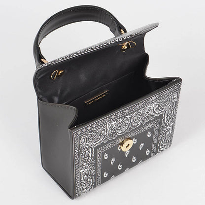 Bandana Print Handle Cross Body Bag