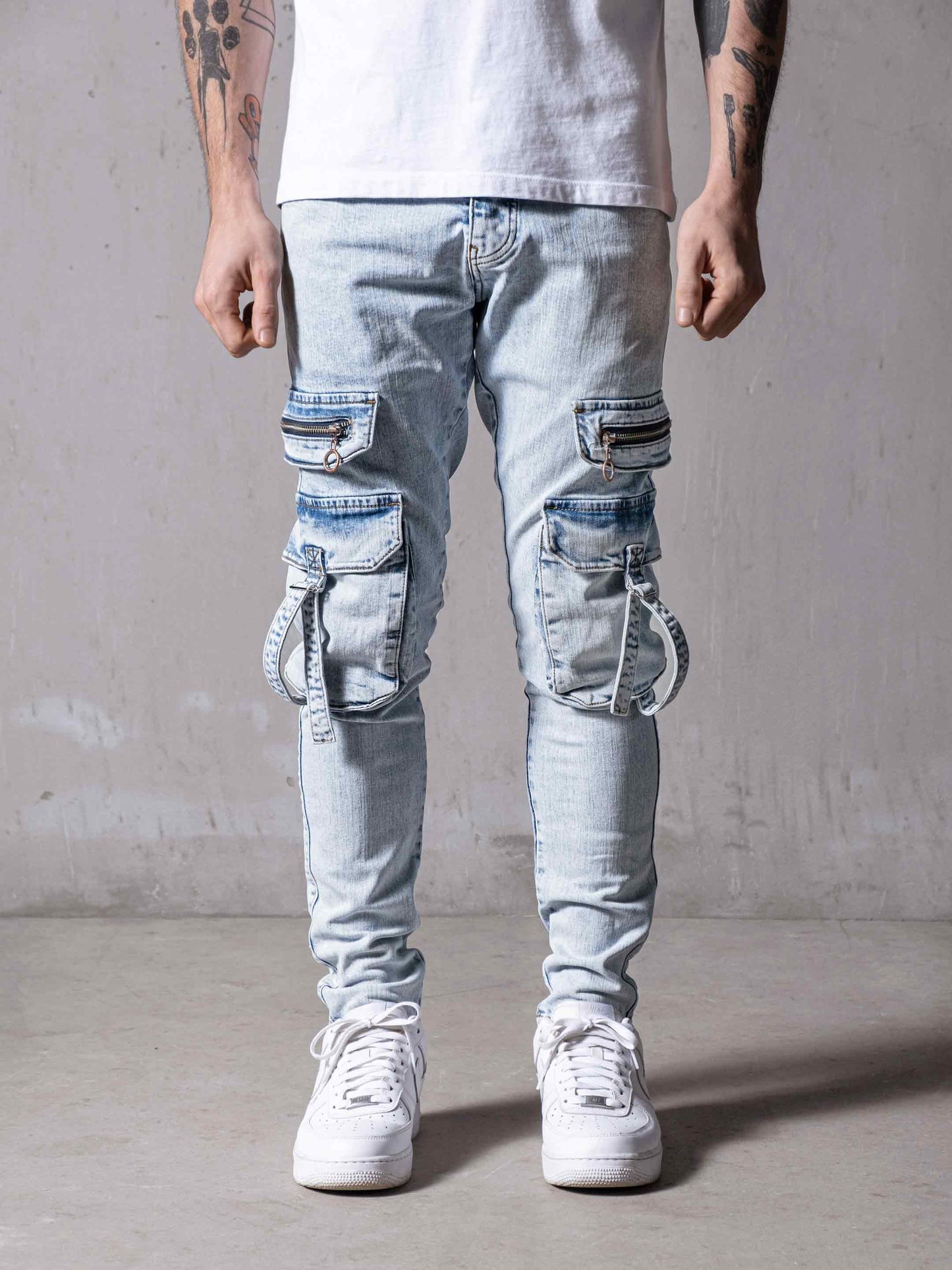 Pockets Cargo Jeans