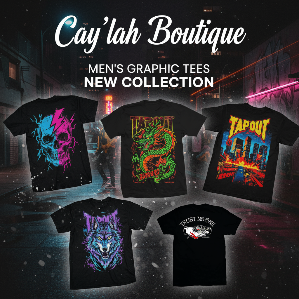 Cay'lah Boutique Men Graphic Tees Promo