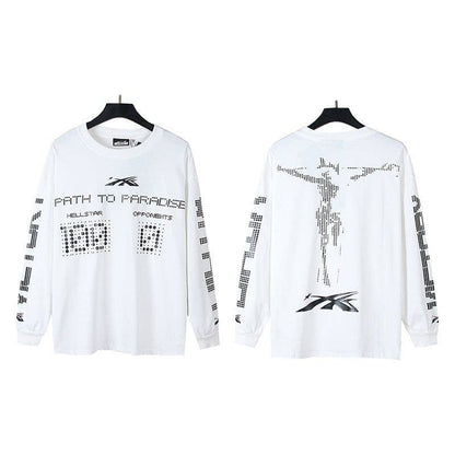 Hell Style Graphic Long Sleeve T-Shirt for Men