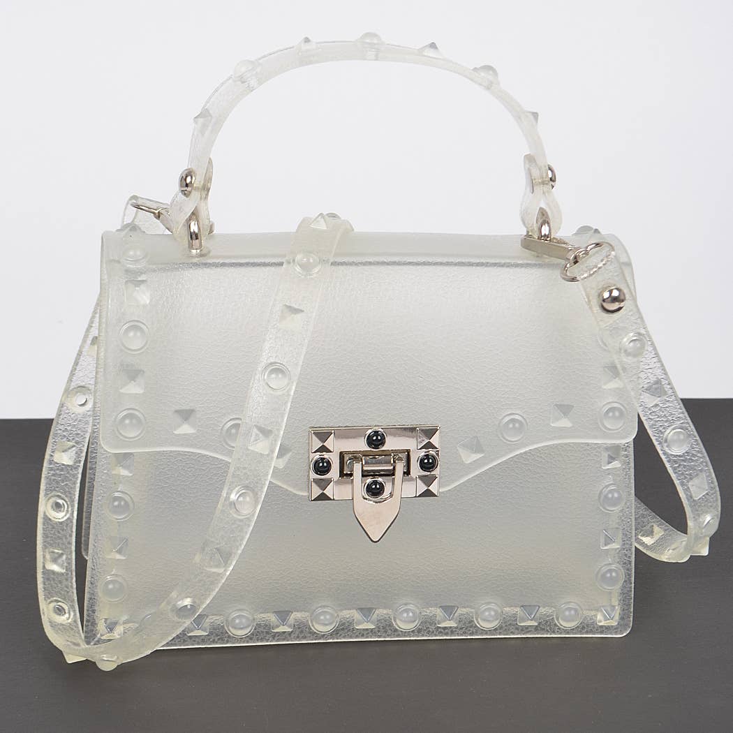 Monotone Studded Clutch