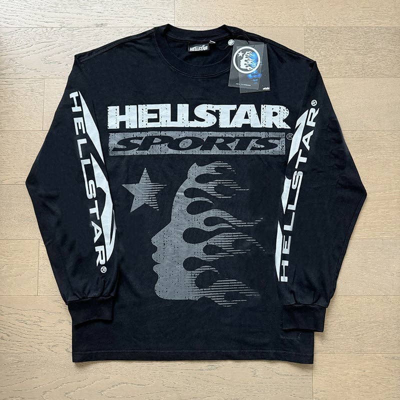 Hell Style Graphic Long Sleeve T-Shirt for Men