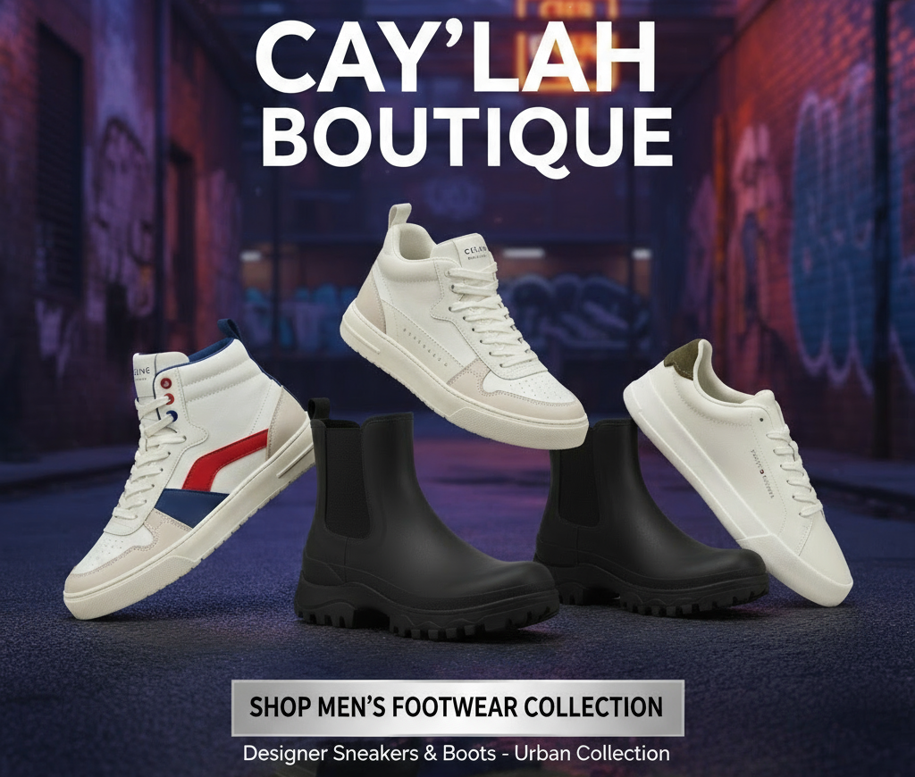 Shop Men's Footwear Collection - Cay'lah Boutique